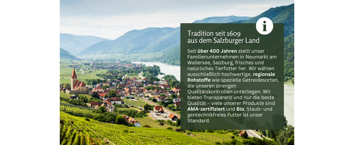 Der Text lautet „Bild 6“. Malerische Landschaftsfotografie, die grüne Weinberge oder landwirtschaftliche Flächen mit Gebäuden in der Ferne zeigt.