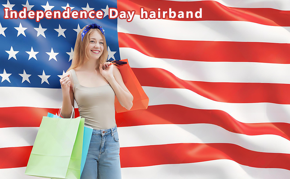 4th of July Headband for Women