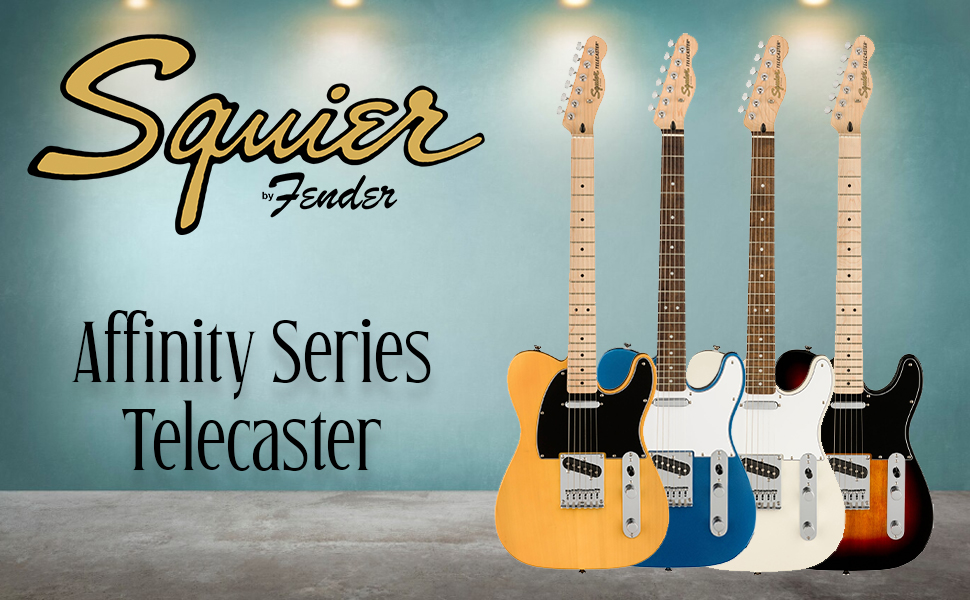 Amazon.com: Squier by Fender Affinity Series Telecaster