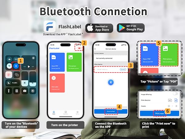 bluetooth label printer 