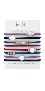 ByLilla stacks, hair ties, bracelet, bracelets