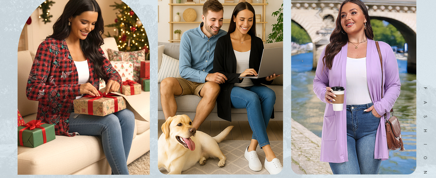 chrismas cardigans for women lightweight