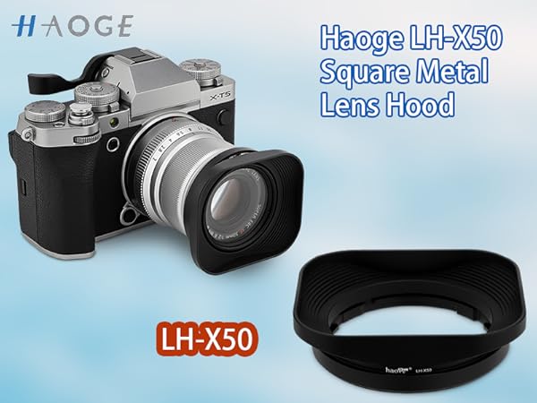 【美品】XF 50mm F2 R WR + square Hood XF 50mm f2 – Squarehood