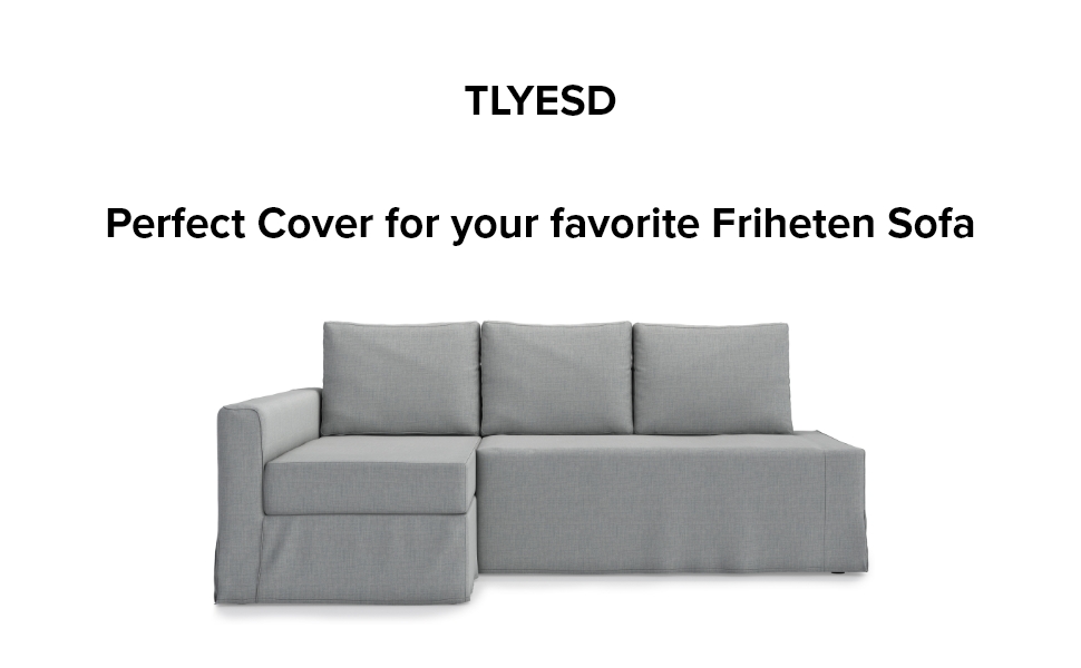 TLYESD Easy Fit Friheten Couch Cover Replacement for IKEA