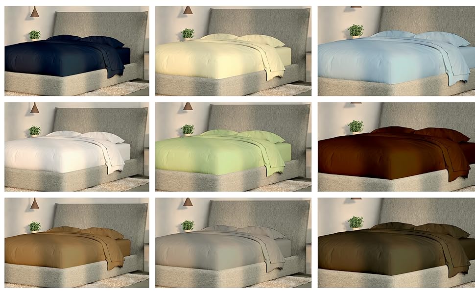 Giza Split King Sheets Sets For Adjustable Bed Split King