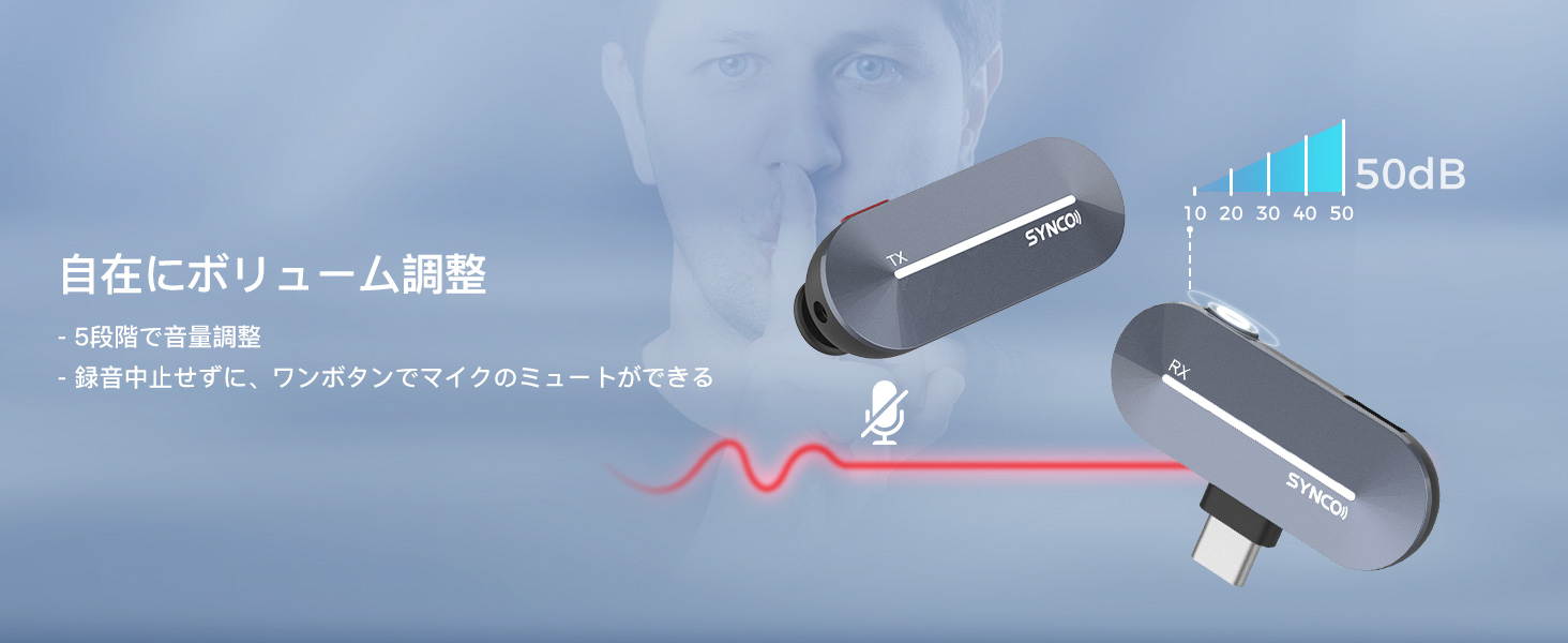 ワイヤレスピンマイク