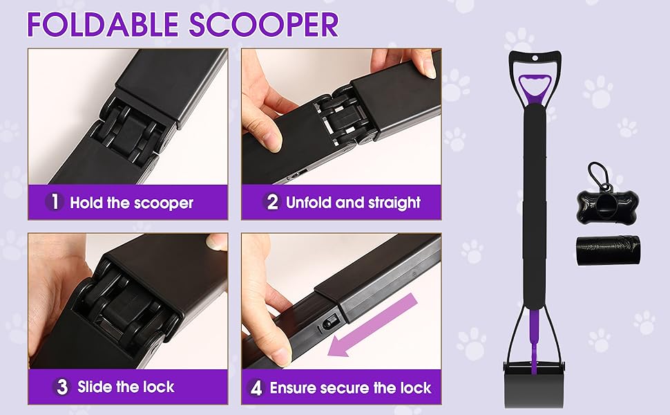 KARINA QURATZ 32" Pooper Scoopers for Large Small Dogs