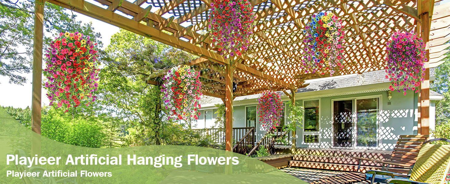 faux outdoor flowers