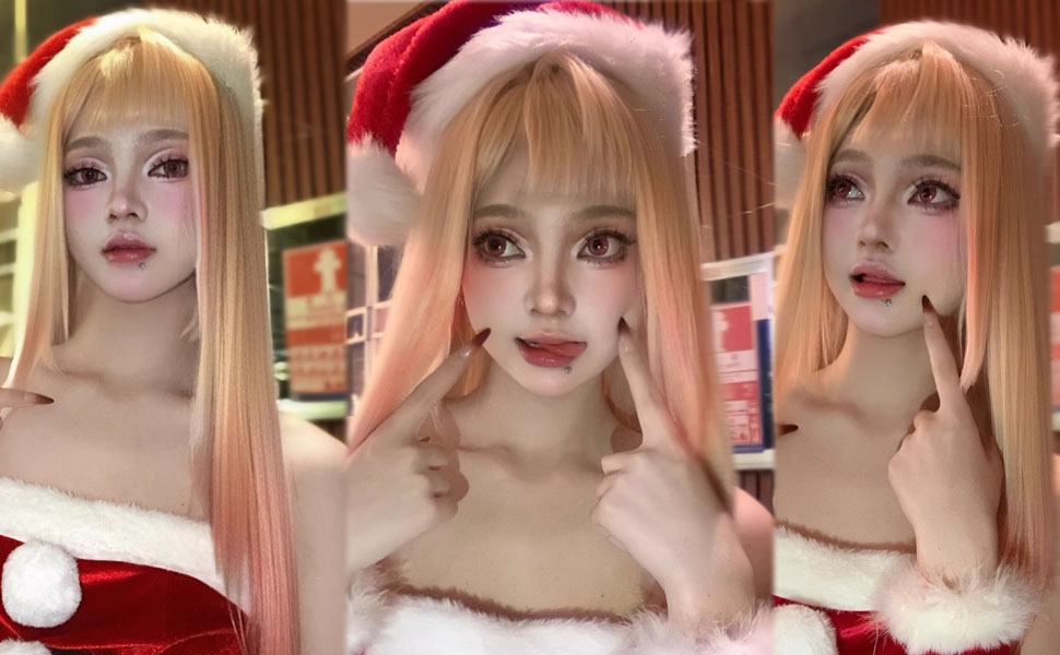 ‎꒰ঌ₍ᐡ ᴗ̤ ̫ ᴗ̤ ᐡ₎໒꒱ Amazon.com: SUNXXCOS My Dress Up Darling cosplay Wig Yellow