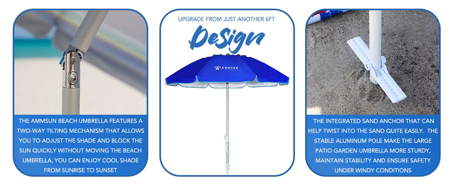 beach umbrella with sand anchor travel portable beach umbrella windproof stripe upf vent umbrellas