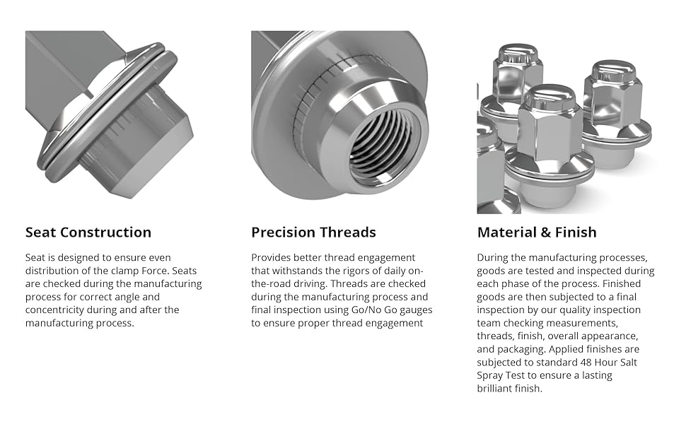 Wheel Accessories Parts 20 Pcs M14x1.5 14x1.5 Thread OEM