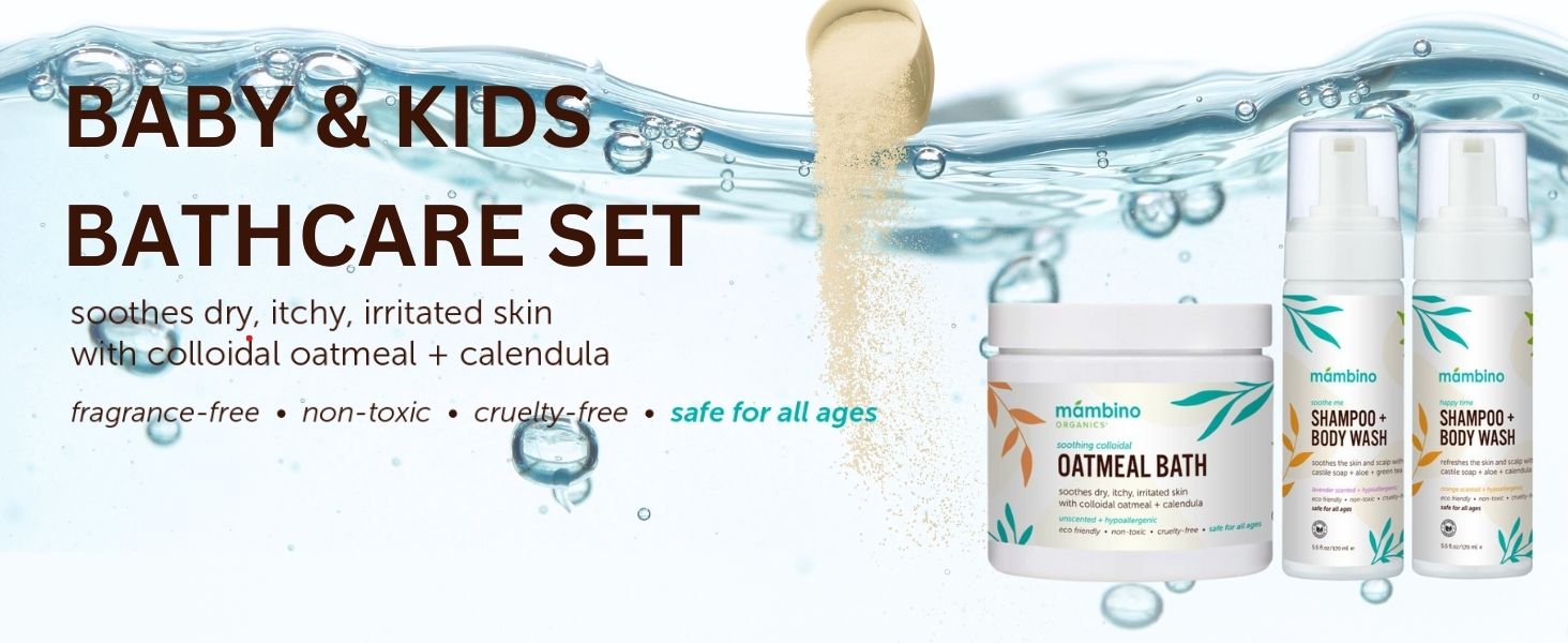 Mambino Organics Baby & Kids Bath Care Set