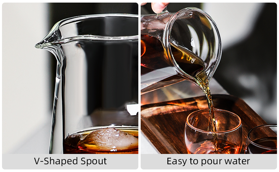 glass carafe with handle