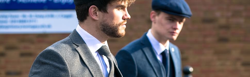 Herrenanzug 3-teilig Tweed Peaky