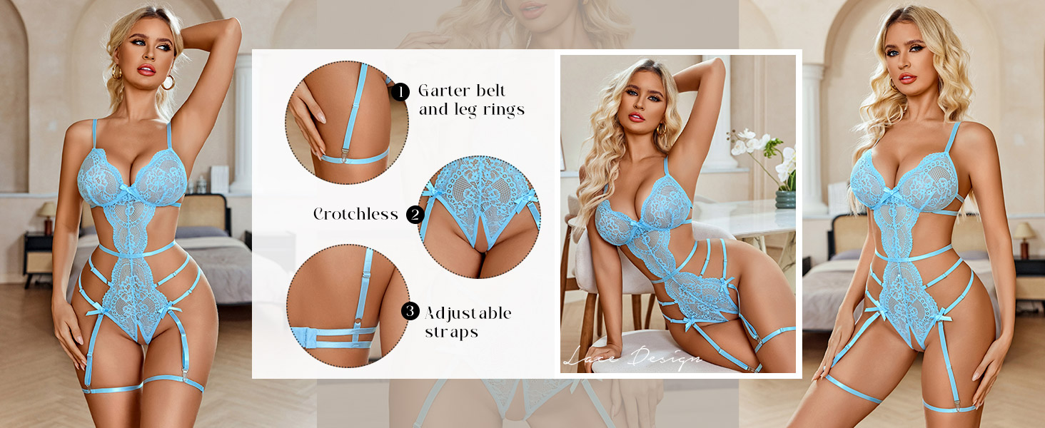 garter lingerie set 10663