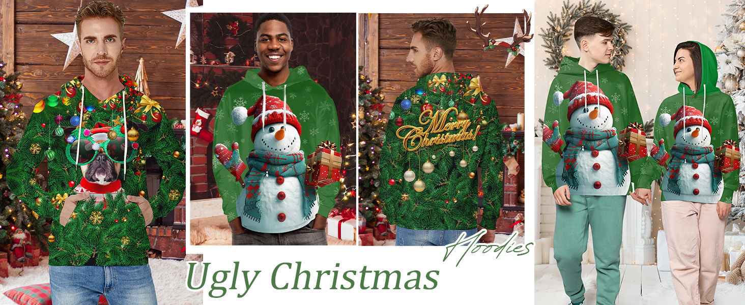 ugly christmas hoodies