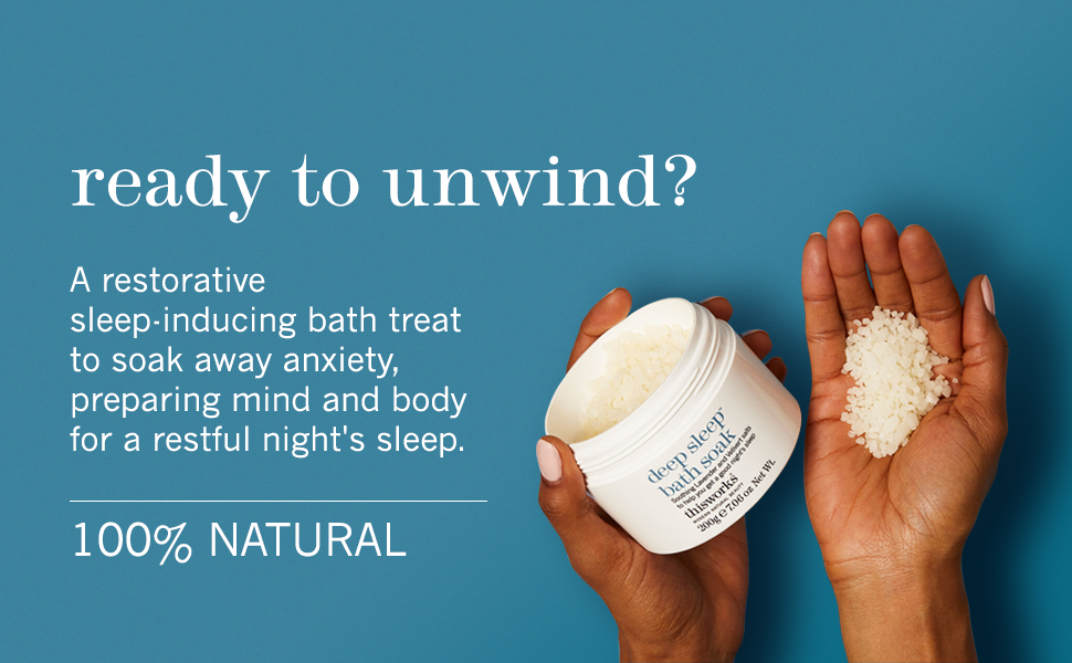 thisworks deep Sleep Bath soak Restorative Bath Salts