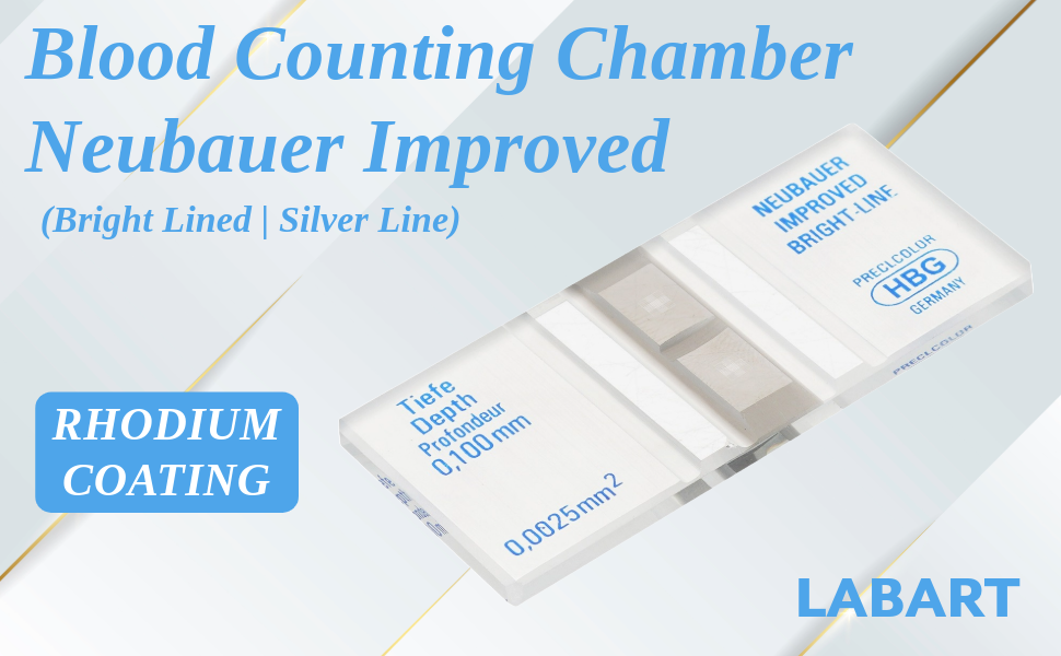 Cell Counting Chamber,Hemocytometer Neubauer Improved Blood Counting