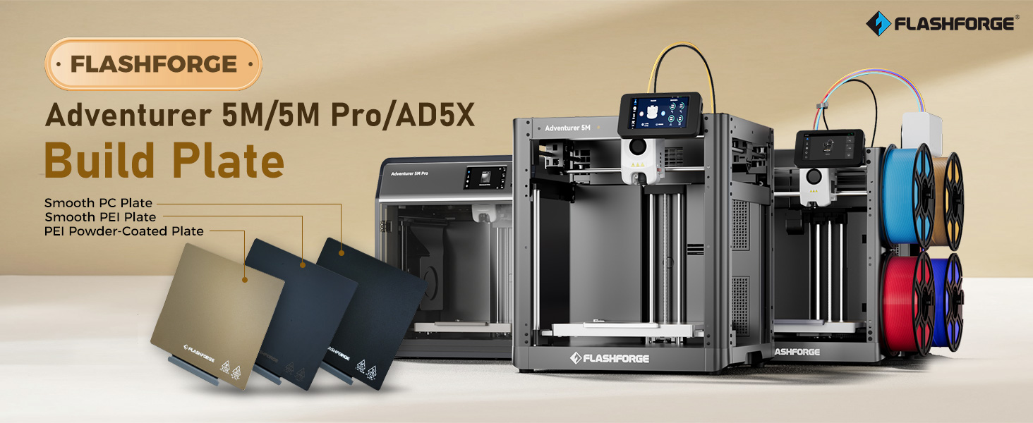 FLASHFORGE Adventurer 5M/5M Pro/AD5X Build Plate