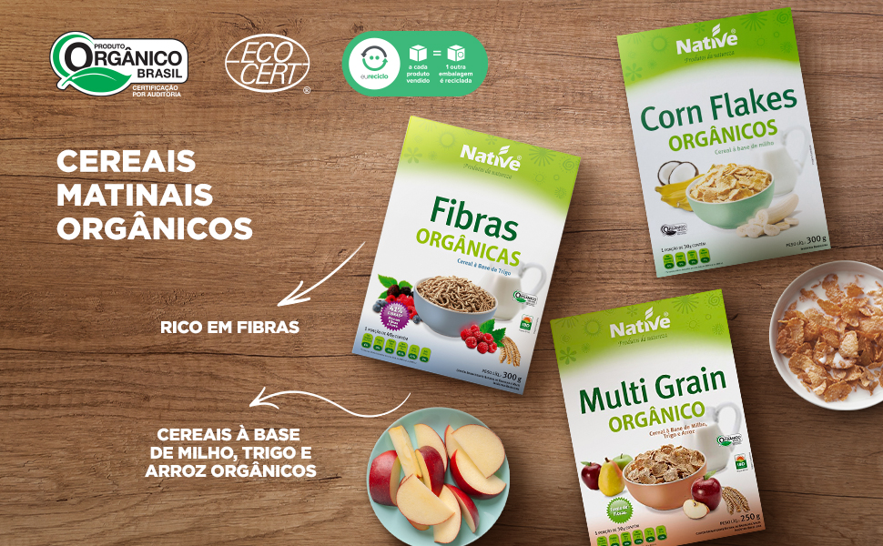 Banner Cereais Matinais Orgânicos