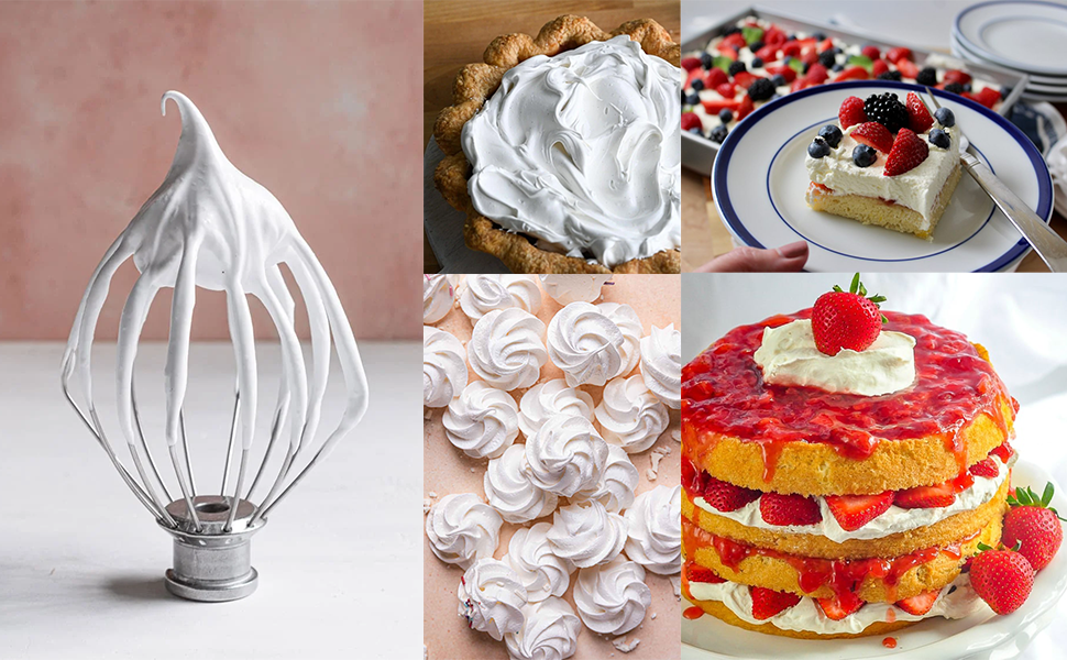Enjoy The Fun Of Baking With Our K45WW 6-wire Whisk Attachment
