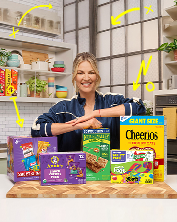 Erin Andrews with portfolio of BTS products