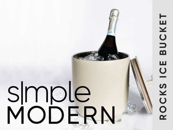 Simple Modern Rocks Ice Bucket