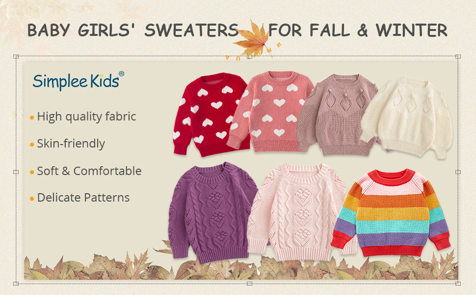 Simplee kids Baby Pullover Sweater  Knit Sweater