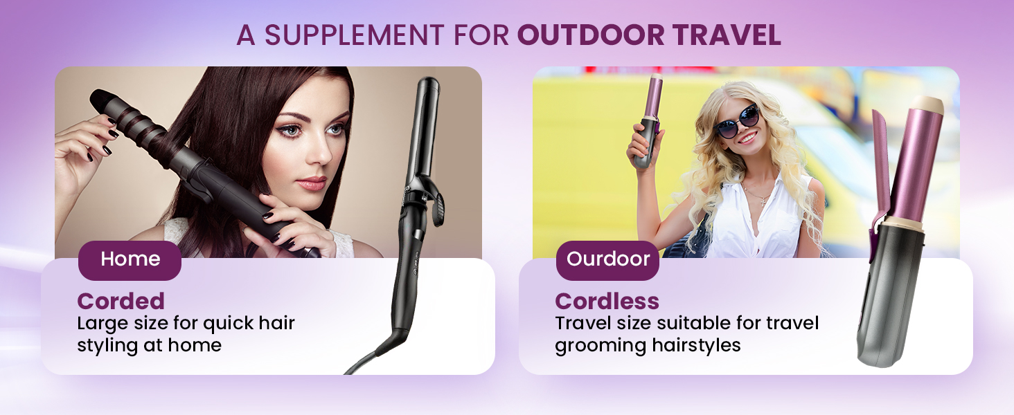 Artistic Cordless Curling Iron Moment in 4K Artistic Cordless Curling Iron Moment in 4K