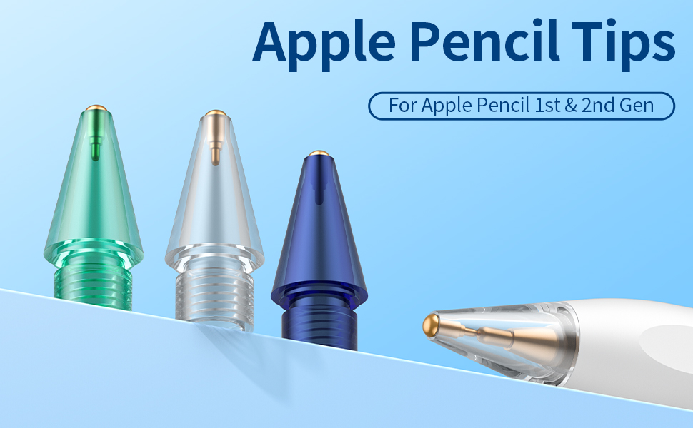 Replacement Tips Compatible with Apple Pencil, Upgraded