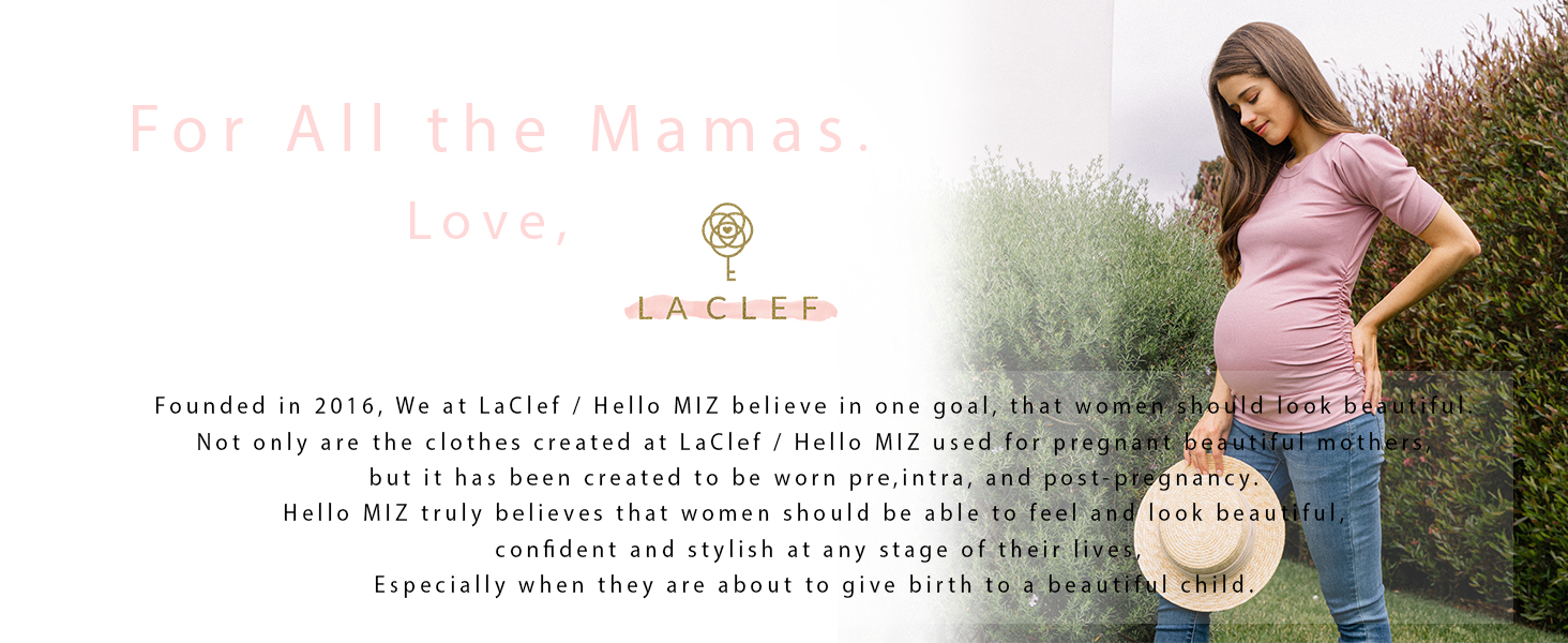 Puff Sleeve Maternity Ribbed T-Shirt Top