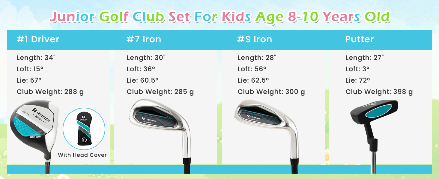 Junior Complete Golf Club Set