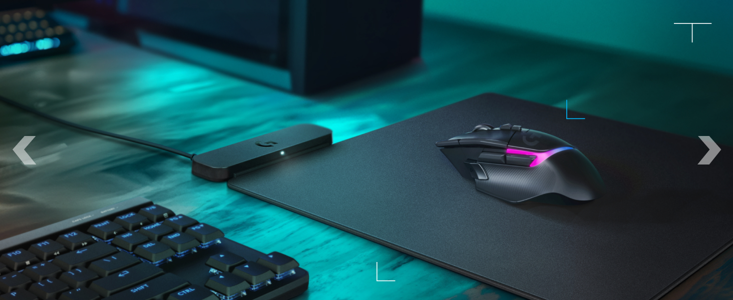 Logitech G POWERPLAY 2 Wireless Charging Mouse Pad for Compatible Logitech G Gaming Mice