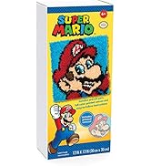 Dimensions 72-75279 Nintendo's Super Mario Brothers Latch Hook Kit for Beginners, 12