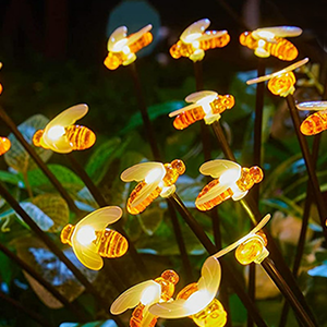 solar bee lights
