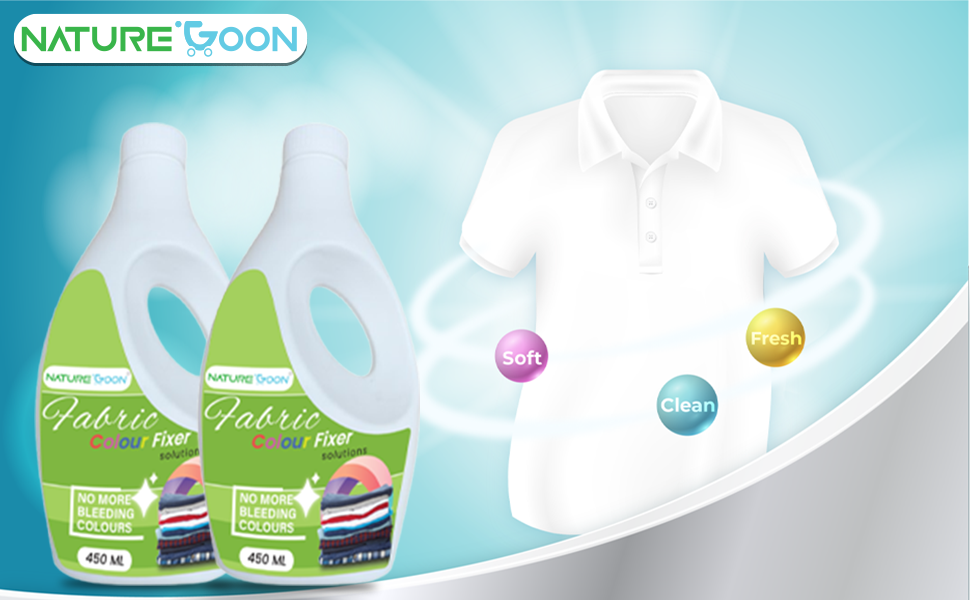 Naturegoon Fabric Colour Fixer Liquid for Clothes (900 ml) Cloth Care