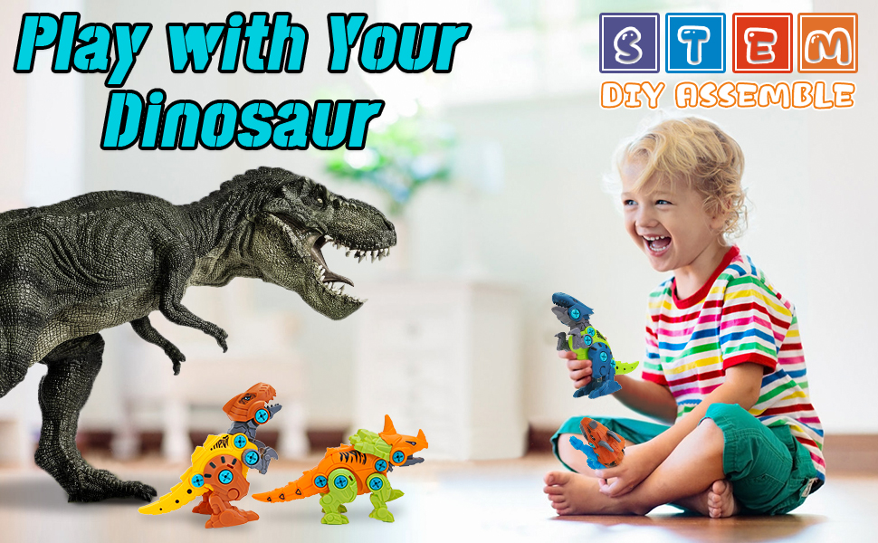 take apart dinosaur toys