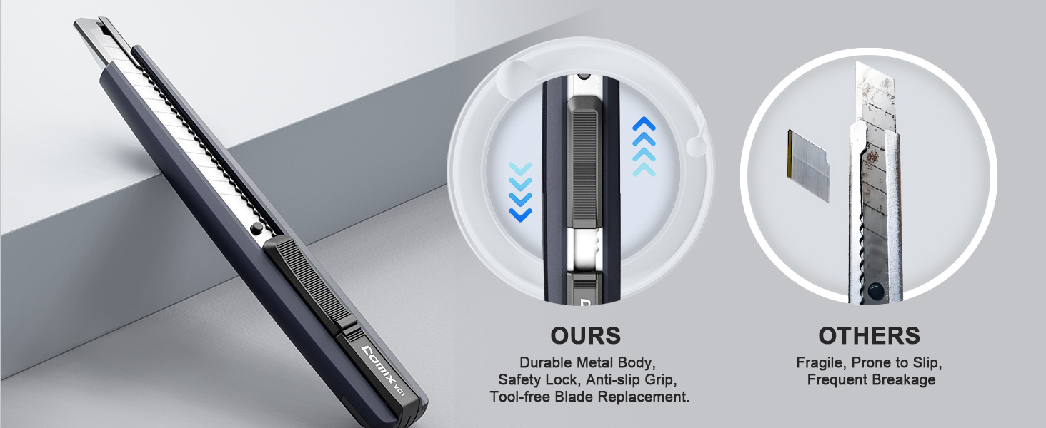 Art Knife Features Comparison Chart