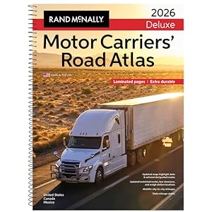 Amazon.com: Rand McNally Large Scale Motor Carriers' Road