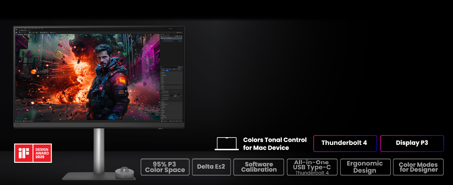 PD3226G Thunderbolt 4 monitor