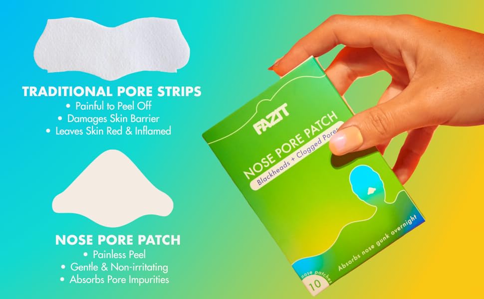 traditional pore strips vs nose pore patch