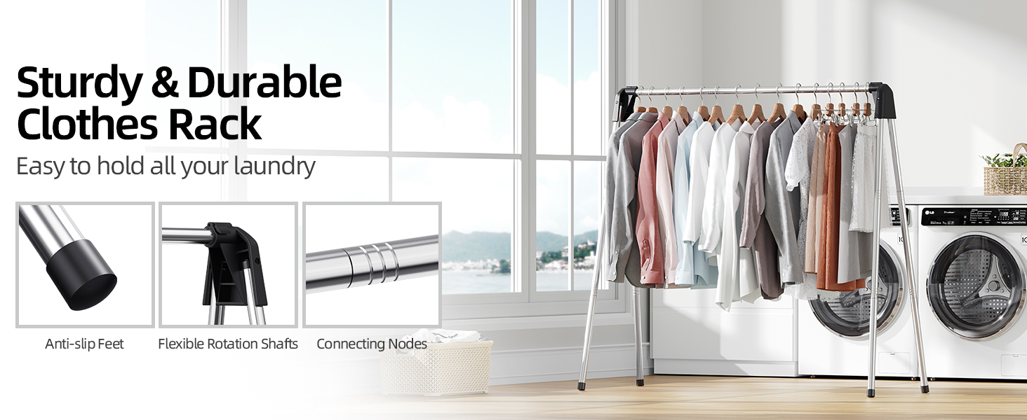 PORTABLE clothes drying rack 806
