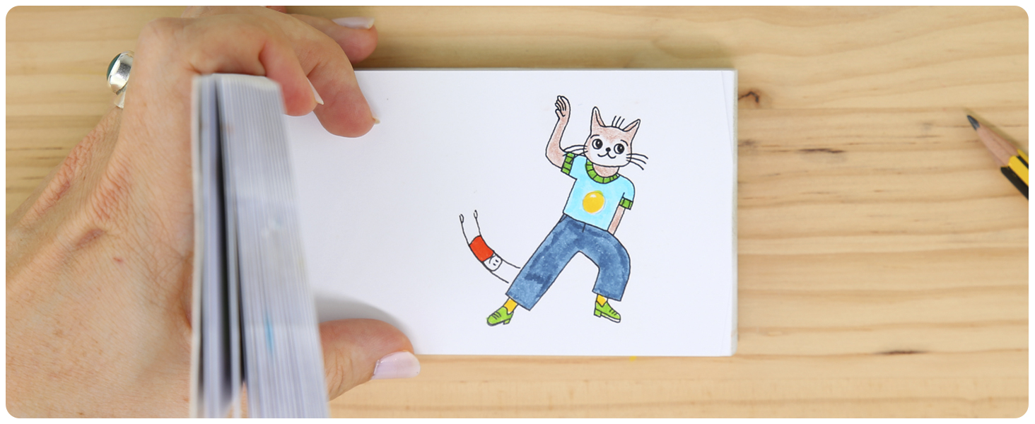 Flipboku Coloring & Animation Flipbook 6 Funky