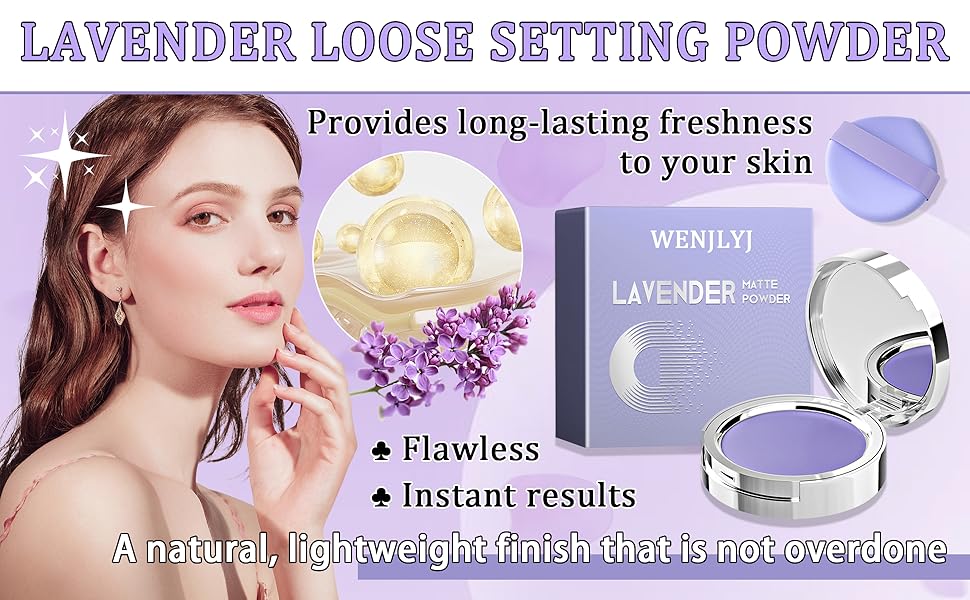 Lavender Loose Setting Powder
