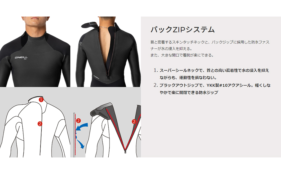 Amazon | 【オニール公式】 ウェットスーツ サーフィン 上下
