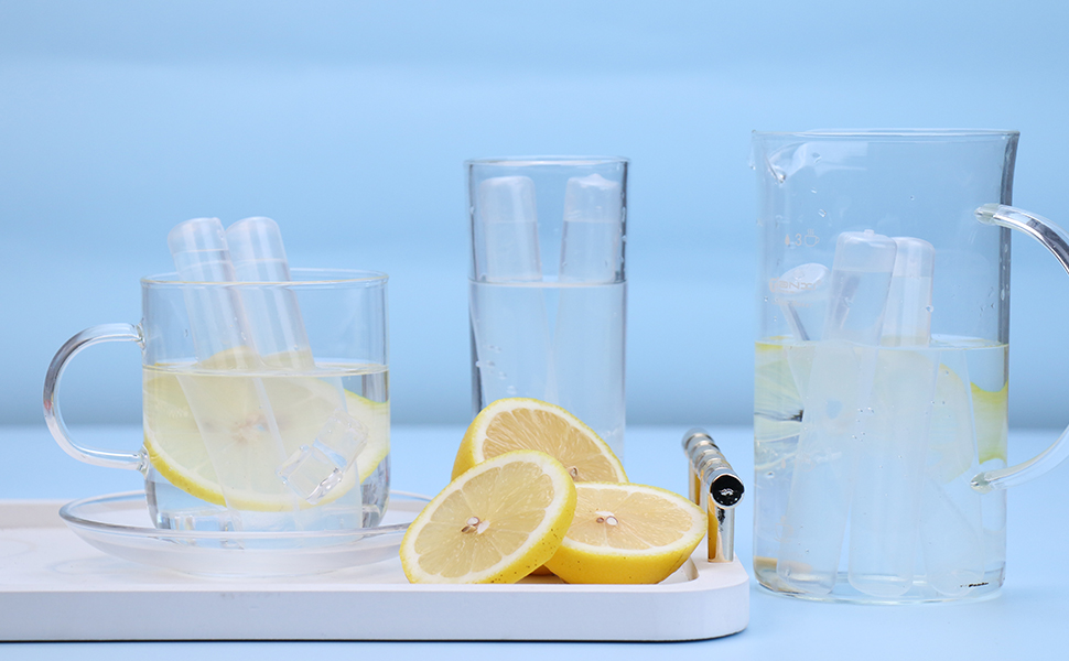 SHENGQIPC Water Bottle Ice Stick, Reusable Ice Sticks for