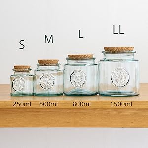 Amazon｜SANMIGUEL（サンミゲル）保存容器 リサイクル ガラス