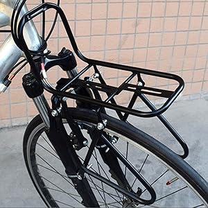 Amazon | 自転車荷台 リアキャリア フロントラック フロント