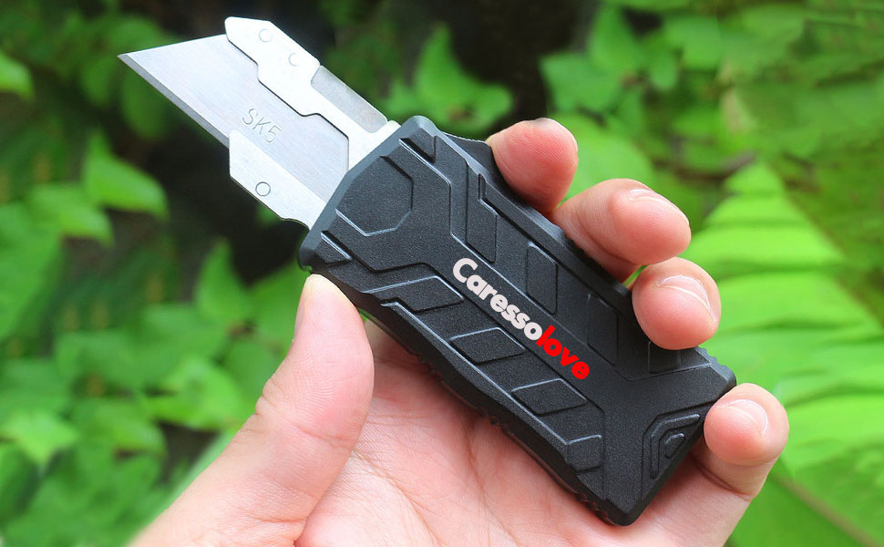 Best Aluminum Alloy Auto Retractable Box Cutter, Replaceable Safety