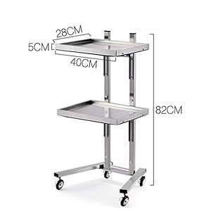 Amazon.co.jp: 美容車用カート 折りたたみ 美容室ワゴン